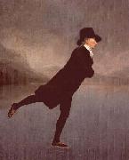 Sir Henry Raeburn The Reverend Robert Walker Skating on Duddingston Loch, better known as The Skating Minister oil painting